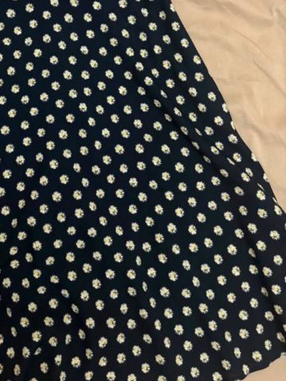 Black Daisy Floral Dress - Picture 3 of 3